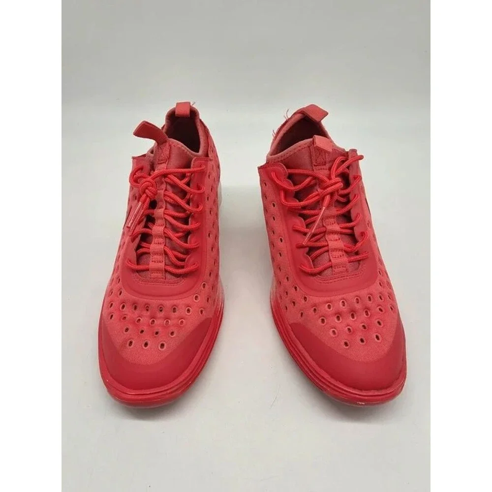 Nike LunarElite Sky Hi Wedge Sneaker Red Laser Crimson 631376-600 Womens 7.5